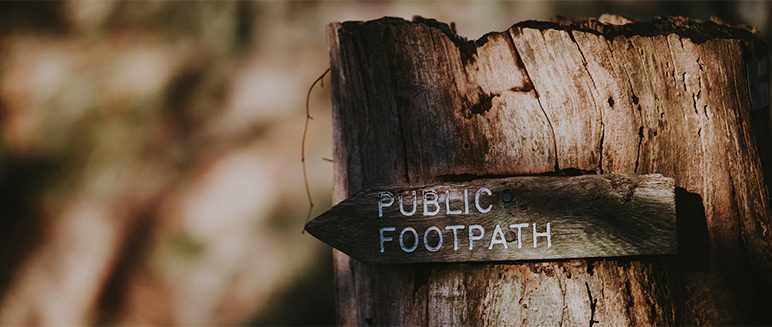 Walking routes and footpaths