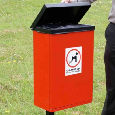 Dog waste bin