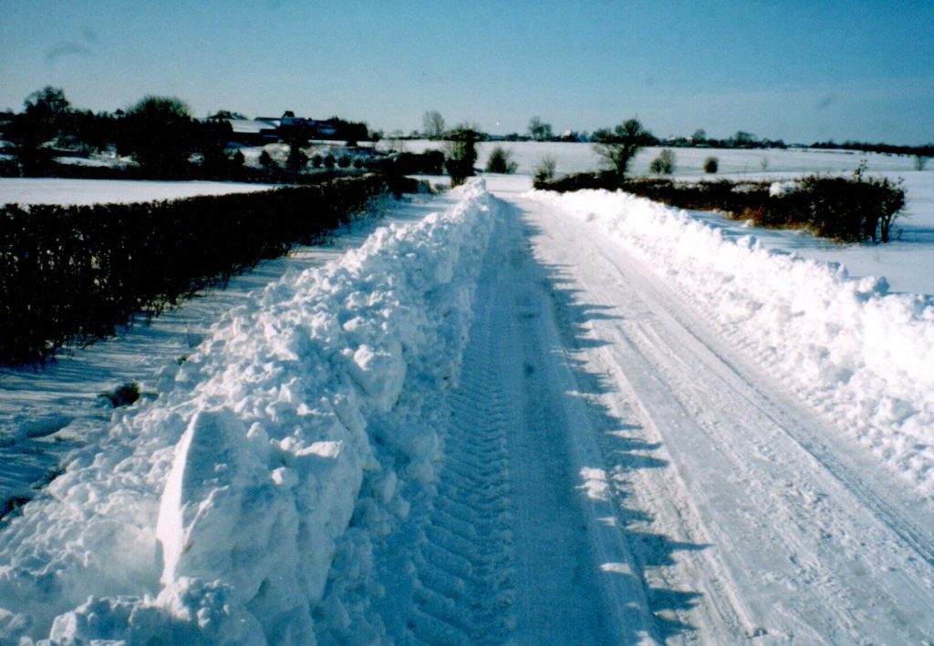 Snow in Stambourne in 2003