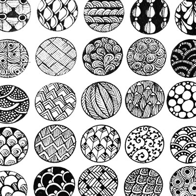 Zentangle patterns