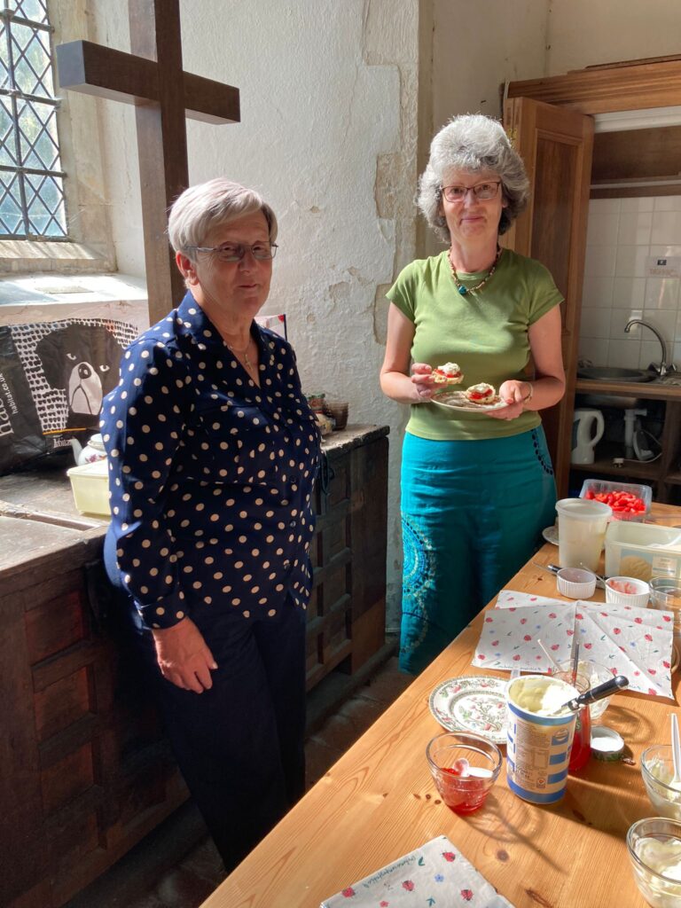 Cream teas at Stambourne Church on 16th July 2022