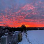 Sunrise over Stambourne - From Mandy