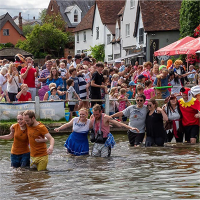 Finchingfield 3-legged race