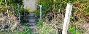 Dangerous footbridge