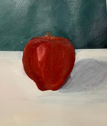 Acrylic painting for beginners - Apple