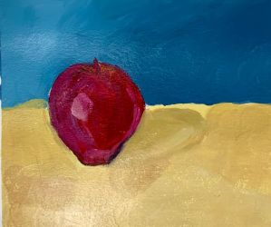Acrylic painting for beginners - Apple