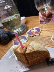 Happy birthday Carolyn! - Knit & Natter Club - November 2022 - Green Man in Toppesfield