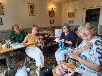 Knit & Natter Club - July 2022 - Green Man in Toppesfield