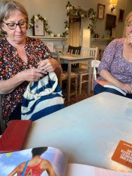 Fiona's stripy jumper - Knit & Natter Club - April 2022