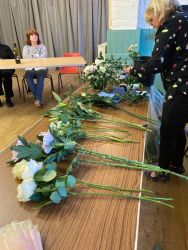 Create a floral work of art with Jane