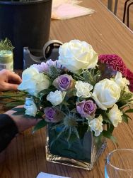 Create a floral work of art with Jane