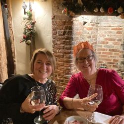 SLG - Christmas meal 2023 - Eve & Karen