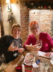 SLG - Christmas meal 2023 - Eve & Karen