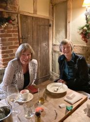 SLG - Christmas meal 2023 - Fiona & Liz