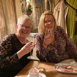 SLG - Christmas meal 2023 - Liz & Mandy